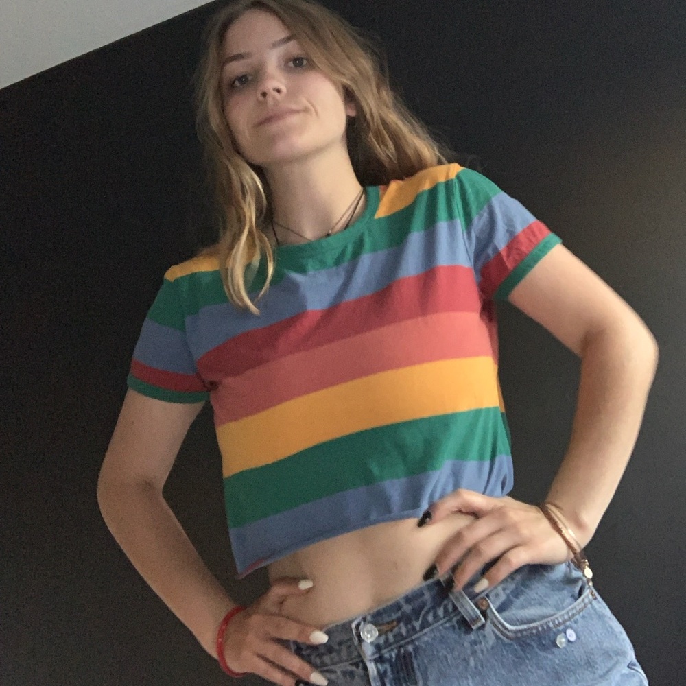 striped t shirt